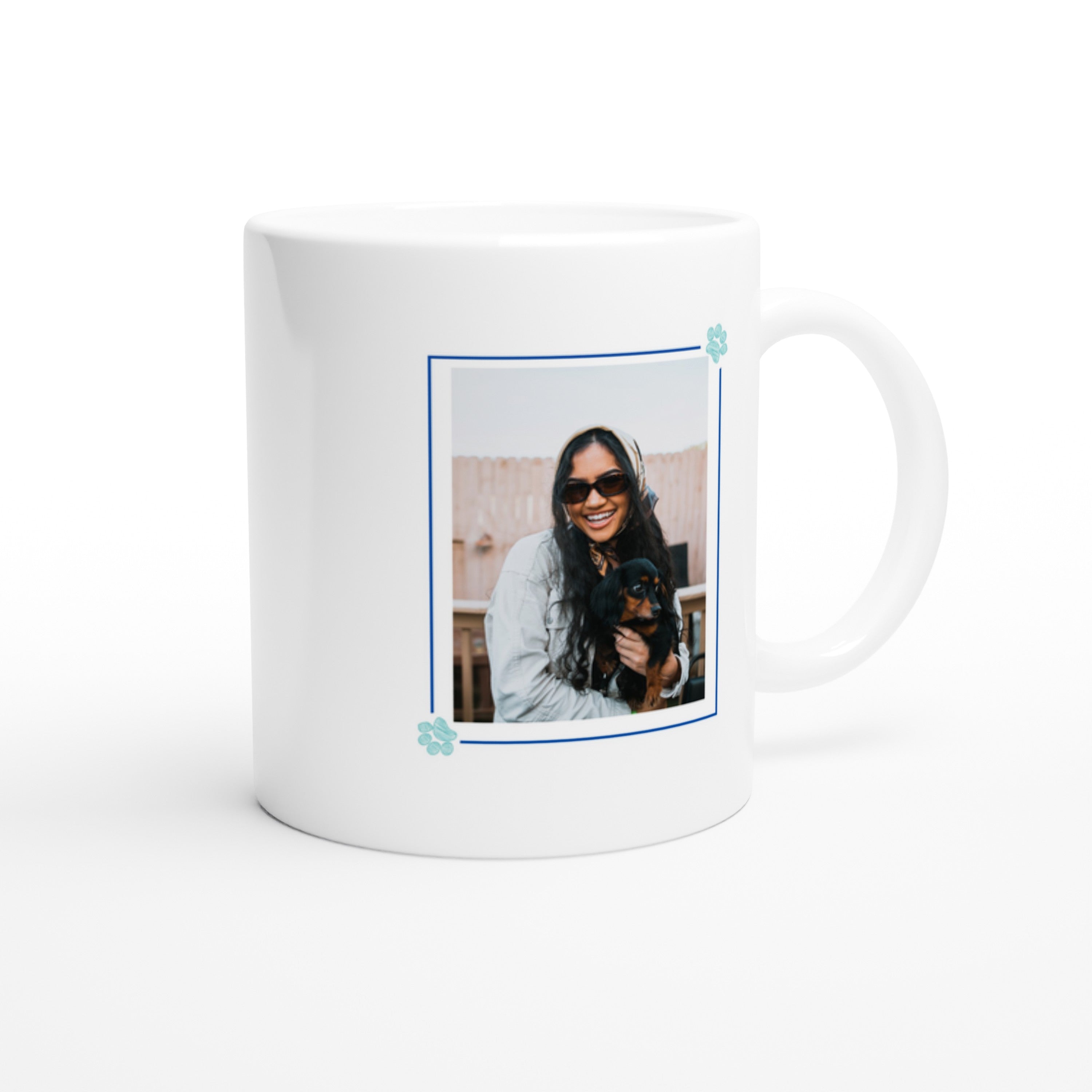 Personalisierte „Dog Mom“ Tasse
